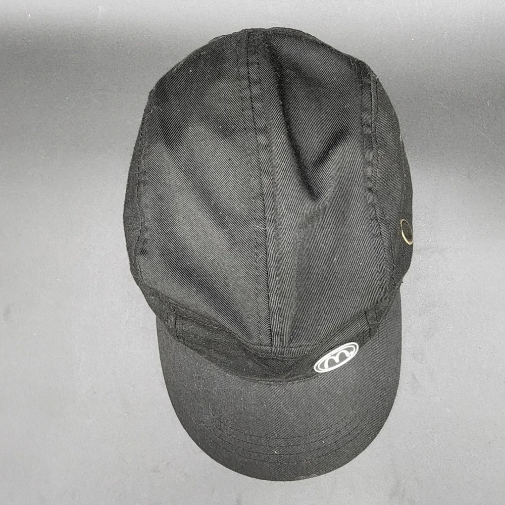 McDonalds OSFM Black 5 Panel Camp Hat Recycled Fabric‎ Employee Uniform Workwear